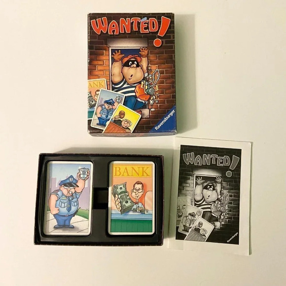 2001  Wanted Card Game Ravensburger Complete - Picture 6 of 10